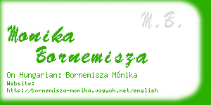 monika bornemisza business card