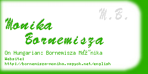 monika bornemisza business card